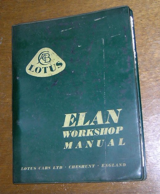 Lotus Elan Workshop Manual